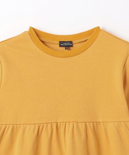 green label relaxing(グリーンレーベルリラクシング)の「レース付き スムースワンピース / キッズ 100cm-130cm(ワンピース・キッズ・ブラック/マスタード・100cm/130cm/120cm/110cm)」の13枚目の写真