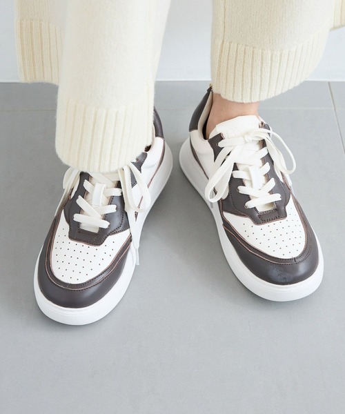 BARNYARDSTORM(バンヤードストーム)の「BARNYARDSTORM / BYS ZIPスニーカー(スニーカー・レディース・ブラウン/ホワイト・SMALL/MEDIUM/LARGE)」の19枚目の写真