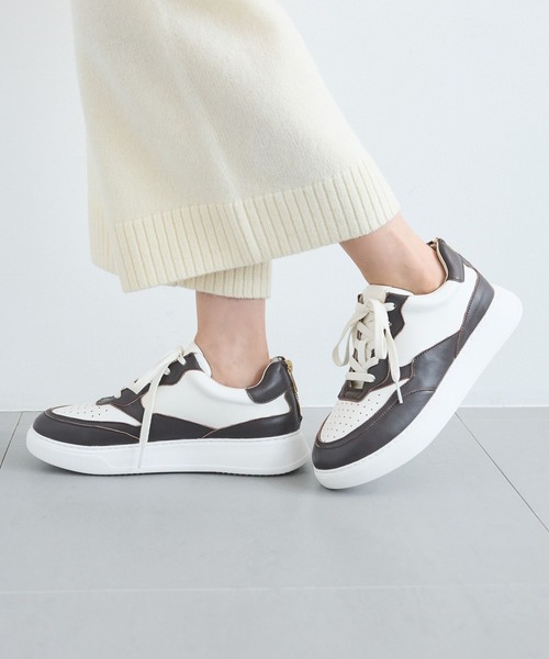 BARNYARDSTORM(バンヤードストーム)の「BARNYARDSTORM / BYS ZIPスニーカー(スニーカー・レディース・ブラウン/ホワイト・SMALL/MEDIUM/LARGE)」の20枚目の写真