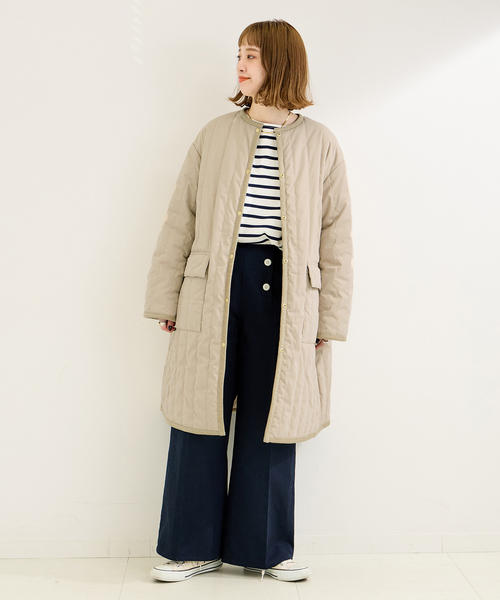 B.C STOCK（ベーセーストック）の「リバーシブルキルティングコート