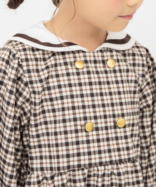 【美品】apres les cours ワンピースほか、3点セット　120 apres les cours - apres les cours パフスリーブワンピ 120cmの