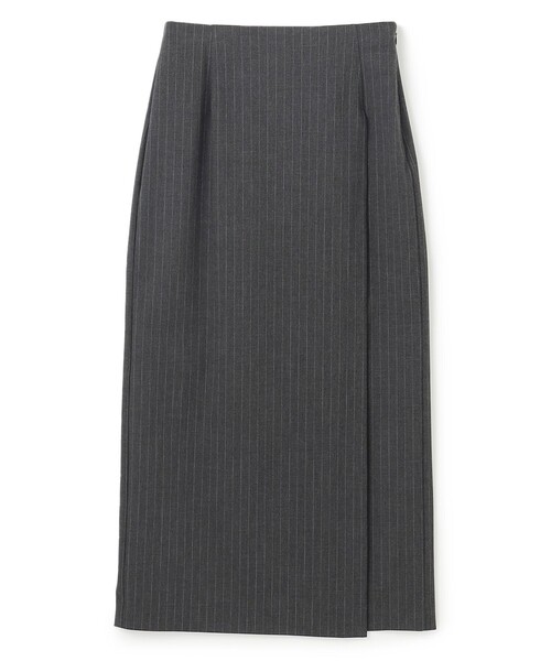 UNFILO(アンフィーロ)の「ウールライク Iラインスカート(スカート・レディース・ネイビー系/グレー系1・X-SMALL/SMALL/MEDIUM/LARGE)」の11枚目の写真