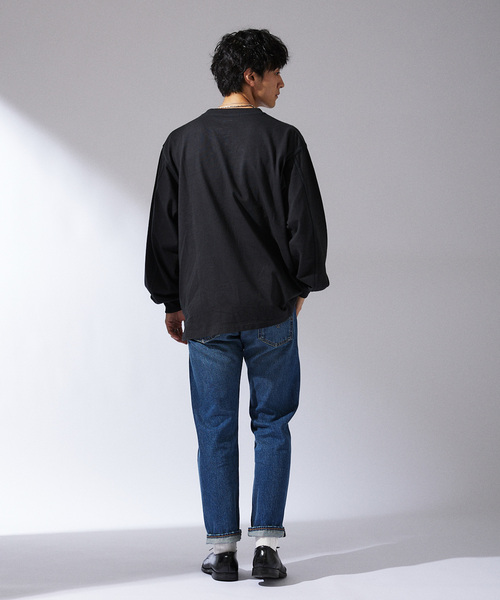 ARMY TWILL（アーミーツイル）の「ARMY TWILL / アーミーツイル 別注 2ポケット ロングスリーブTシャツ（Tシャツ/カットソー・メンズ・ホワイト/ブラック/カーキ・MEDIUM/LARGE）」の9枚目の写真