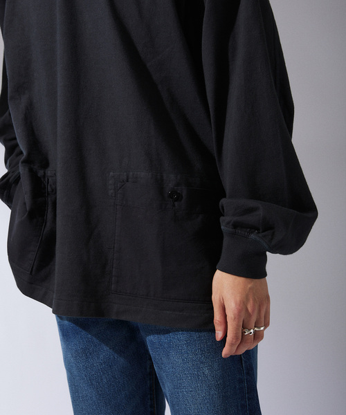 ARMY TWILL（アーミーツイル）の「ARMY TWILL / アーミーツイル 別注 2ポケット ロングスリーブTシャツ（Tシャツ/カットソー・メンズ・ホワイト/ブラック/カーキ・MEDIUM/LARGE）」の17枚目の写真