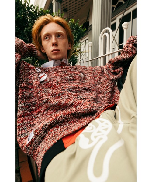 セール】MIX SWEATER WITH BADGE（ニット/セーター）｜ICECREAM