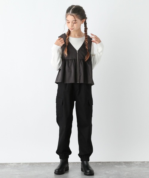 GLOBAL WORK(グローバルワーク)の「2SET*メルティプルオーバー/ベスト/142650(ベスト・キッズ・ライトグレー/チャコールグレー・130cm/140cm/150cm/160cm)」の11枚目の写真