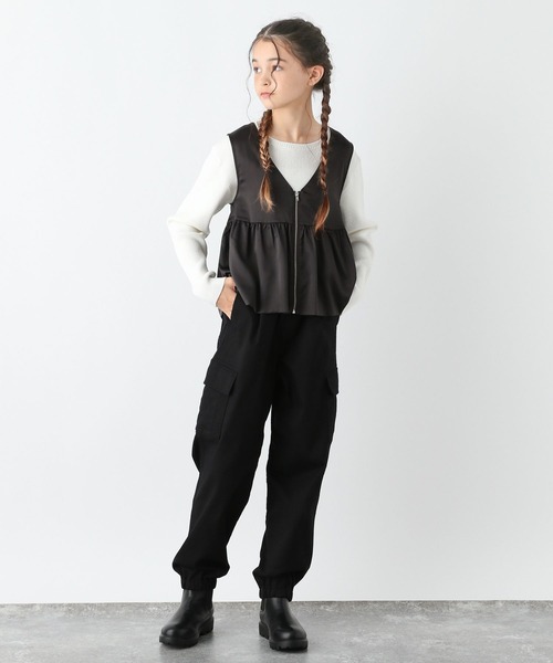 GLOBAL WORK(グローバルワーク)の「2SET*メルティプルオーバー/ベスト/142650(ベスト・キッズ・ライトグレー/チャコールグレー・130cm/140cm/150cm/160cm)」の12枚目の写真