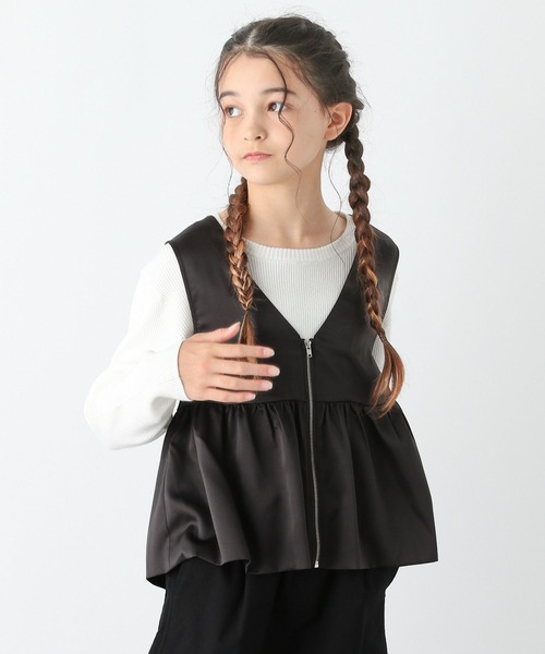 GLOBAL WORK(グローバルワーク)の「2SET*メルティプルオーバー/ベスト/142650(ベスト・キッズ・ライトグレー/チャコールグレー・130cm/140cm/150cm/160cm)」の13枚目の写真