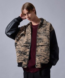 JUNRED | ジャガードコンビブルゾン(ブルゾン)