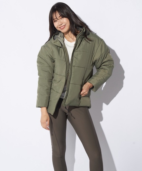 軽量フード付き中綿ジャケット（その他アウター）｜FILA（フィラ