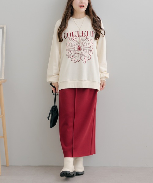 Another Branch olive des olive(アナザーブランチオリーブデオリーブ)の「お花刺繍スウェット(スウェット・レディース・グリーン/アイボリー/ネイビー/オートミール・FREE)」の19枚目の写真