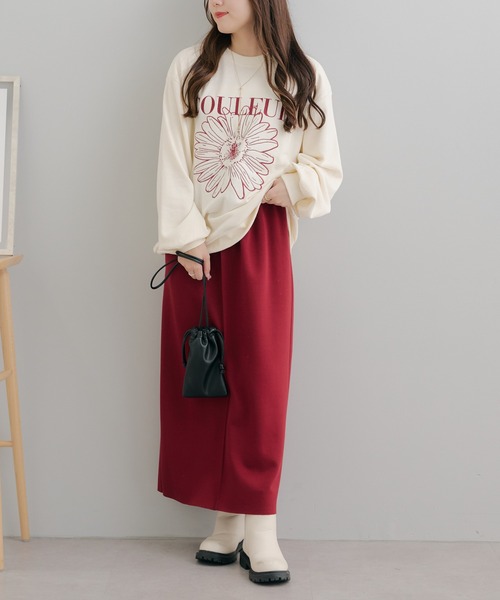 Another Branch olive des olive(アナザーブランチオリーブデオリーブ)の「お花刺繍スウェット(スウェット・レディース・グリーン/アイボリー/ネイビー/オートミール・FREE)」の22枚目の写真