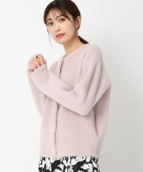 MISCH MASCH(ミッシュマッシュ)の「パール釦シャギーコーディガン/MM448501(カーディガン/ボレロ・レディース・ピンク/ホワイト/モカ・フリ-)」の14枚目の写真