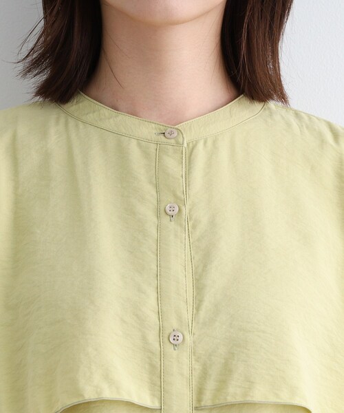 試着のみ＊現行品　INDIVI【洗える】ヨークデザインブラウス 洗える】ヨークデザインブラウス（シャツ・ブラウス） | INDIVI