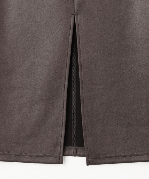 EMMEL REFINES（エメルリファインズ）の「＜EMMEL REFINES＞EM ステッチ タイトスカート（スカート・レディース・ブラック/ダークブラウン・S/M）」の16枚目の写真