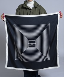 CALIFORNIA OUTFITTERS（カリフォルニア アウトフィッターズ）の「3-9B40 大判スカーフ ヘッドスカーフ 90×90cm レトロ ヴィンテージ風 プリント 総柄（バンダナ/スカーフ・メンズ）」