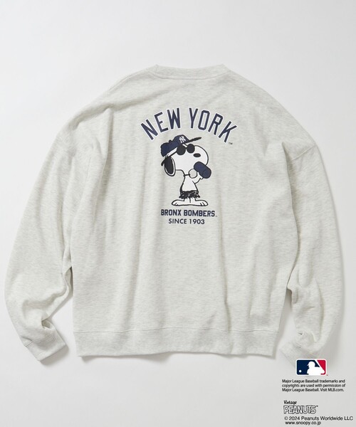 セール】限定展開 MLB×PEANUTS 別注 ビッグシルエット バック