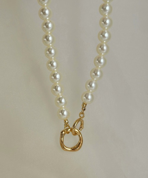 sowang（ソワン）の「ボリュームパールマンテルネックレス（ネックレス・レディース・ホワイト・FREE）」の3枚目の写真