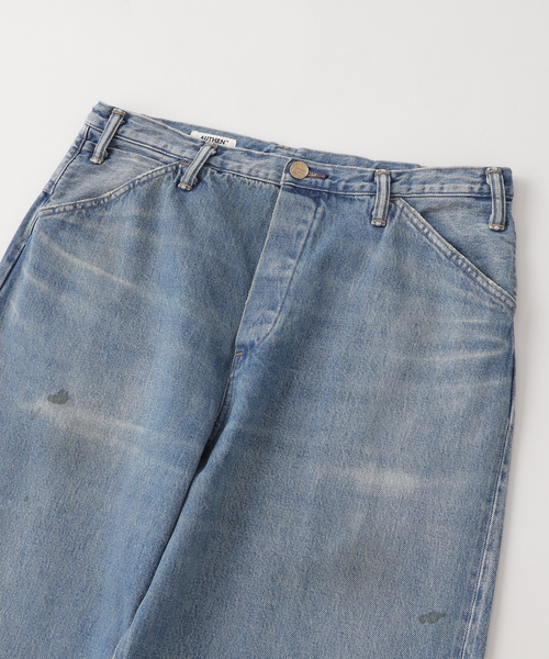 【新品】TWW denim アッシュグレー ワイドレッグデニム TWWデニム】ash-gray | 2(g+c)