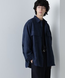 フェイクスウェードフラップポケットCPOシャツ