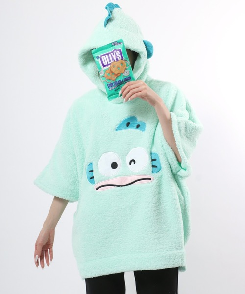 サンリオ パウピポ なりきり ボアパーカー 上下 セットアップ もこもこ M サンリオ パウピポ ジップボアパーカー M ふわふわ なりきり