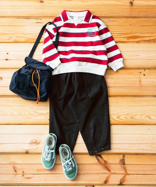 BREEZE（ブリーズ）の「【WEB限定】あったかサーカスパンツ（その他パンツ・キッズ・ネイビー/チャコール/ブラック/ブルー・80/90/110/120/150/100/140/130）」の5枚目の写真