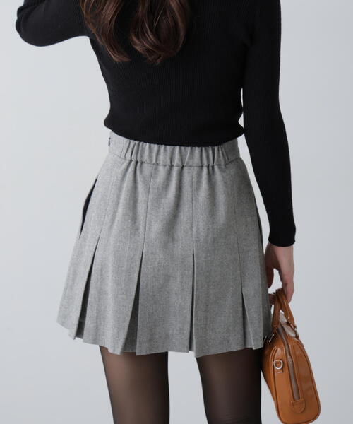 FREE'S MART（フリーズマート）の「◇[セットアップ対応]ボックスプリーツミニスカート（スカート・レディース・グレー/グレー系その他/ベージュ系その他・MEDIUM/SMALL）」の21枚目の写真