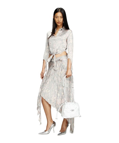 DIESEL スクランチDバケットバッグ Diesel Scrunch-D バケットバッグ | ブラック | FARFETCH JP