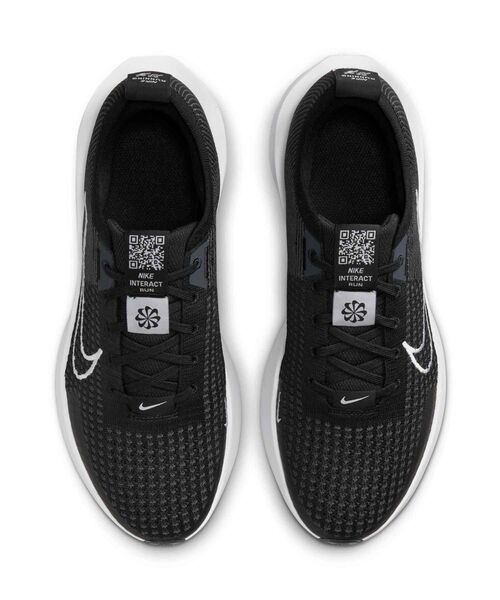 NIKE（ナイキ）の「ナイキ インタラクト ラン メンズ ロード ランニングシューズ / Nike Interact Run Men's Road Running Shoes FD2291-001 Black（スニーカー・メンズ・ブラック・25/25.5/26/26.5/27/27.5/28/28.5/29/29.5/24.5/24/30）」の3枚目の写真