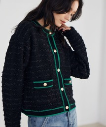 BARNYARDSTORM | BARNYARDSTORM / ツイーディーニットカーデ＜セットアップ対応＞　セレモニー(カーディガン/ボレロ)