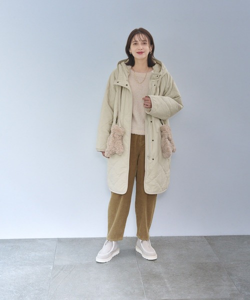 natural by clip フィッシングロングコート natural by clip