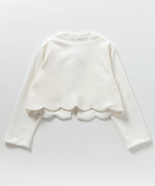 apres les cours（アプレレクール）の「フォーマルボレロ（カーディガン/ボレロ・キッズ・オフホワイト/ネイビー・120/130/100/110）」の11枚目の写真