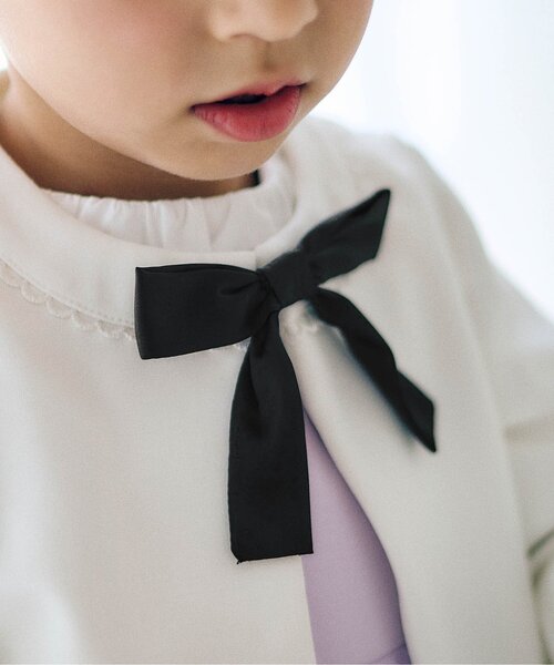 apres les cours（アプレレクール）の「フォーマルボレロ（カーディガン/ボレロ・キッズ・オフホワイト/ネイビー・120/130/100/110）」の12枚目の写真