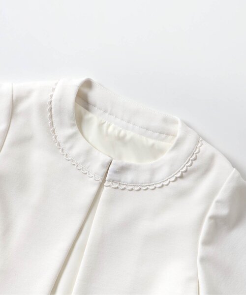 apres les cours（アプレレクール）の「フォーマルボレロ（カーディガン/ボレロ・キッズ・オフホワイト/ネイビー・120/130/100/110）」の14枚目の写真