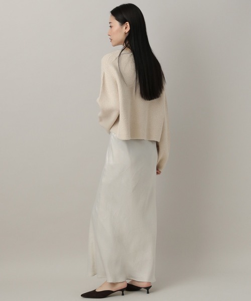 A part by（アパートバイ）の「カタアゼラメニットプルオーバー（ニット/セーター・レディース・ライトブラウン/グレー/ベージュ/アイボリー/オフホワイト/ライトグレー/ピンク系その他・FREE）」の10枚目の写真