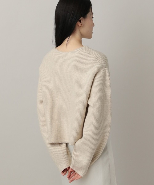 A part by（アパートバイ）の「カタアゼラメニットプルオーバー（ニット/セーター・レディース・ライトブラウン/グレー/ベージュ/アイボリー/オフホワイト/ライトグレー/ピンク系その他・FREE）」の13枚目の写真