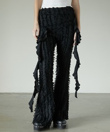PRANK PROJECT | 【2025 Spring Pre-Order】フリンジジャガードフレアパンツ / Fringe Jacquard Flare Pants(その他パンツ)