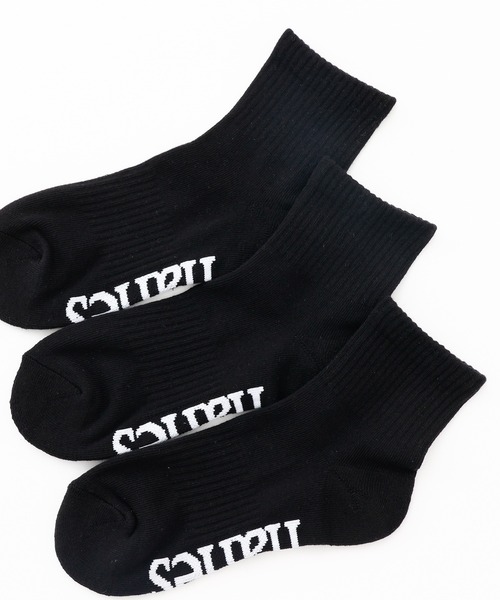 HANES（ヘインズ）の「【Hanes/ヘインズ】メンズ 【3足組】 クォーターレングスソックス（ソックス/靴下・メンズ・ホワイト/ブラック・MEDIUM/SMALL）」の8枚目の写真