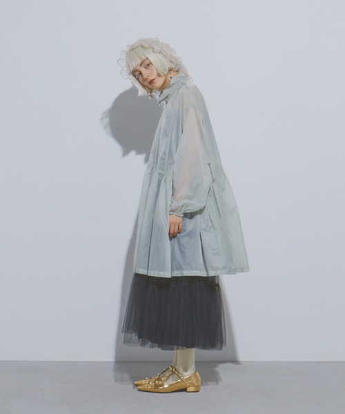 manana suerte(マニャーナスエルテ)の「タフタギャザーZIPブルゾン(ブルゾン・レディース・ミント/ブラック・FREE)」の20枚目の写真