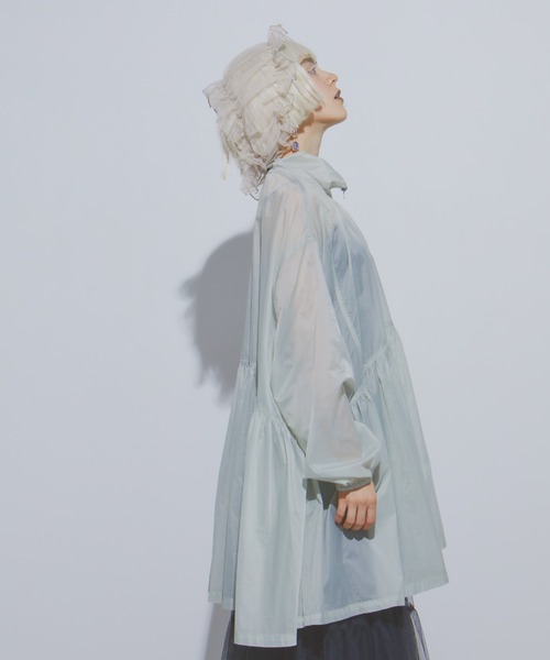 manana suerte(マニャーナスエルテ)の「タフタギャザーZIPブルゾン(ブルゾン・レディース・ミント/ブラック・FREE)」の15枚目の写真