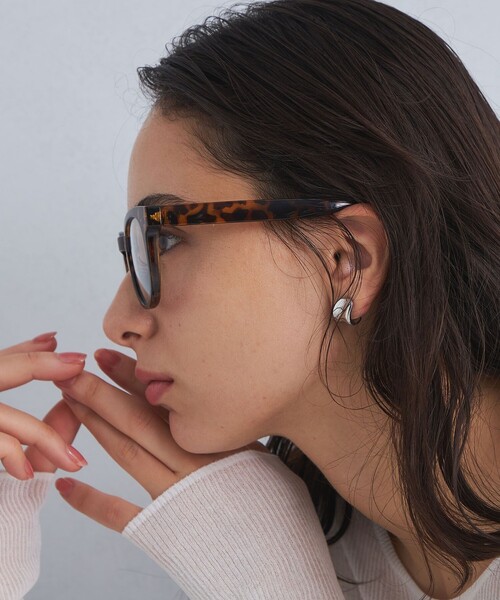 green label relaxing（グリーンレーベルリラクシング）の「Classic フルリム クリアレンズ メガネ（メガネ・レディース・ブラック/ブラウン・FREE）」の18枚目の写真