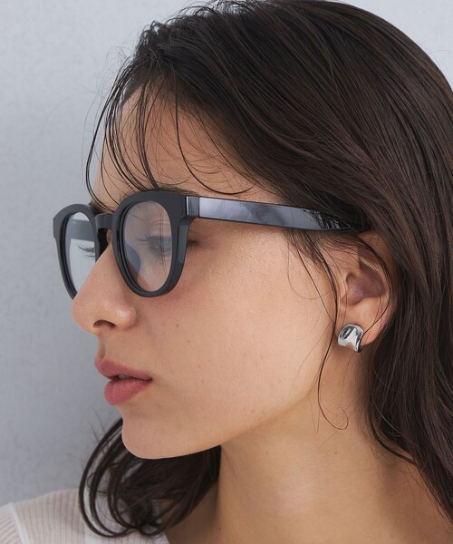 green label relaxing（グリーンレーベルリラクシング）の「Classic フルリム クリアレンズ メガネ（メガネ・レディース・ブラック/ブラウン・FREE）」の15枚目の写真