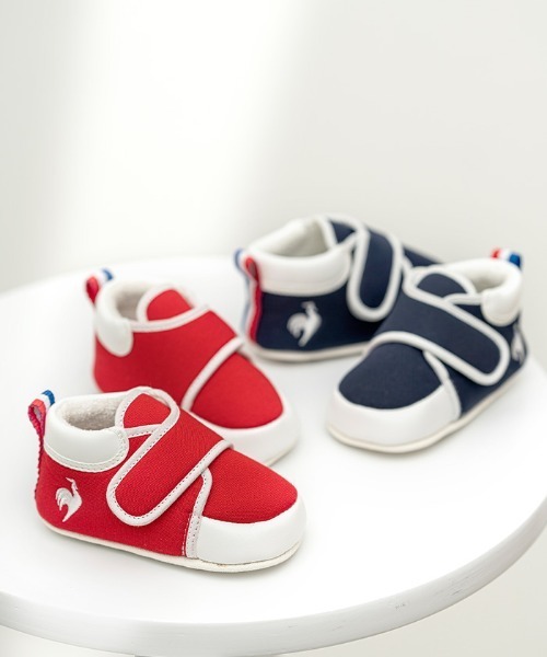 le coq sportif(ルコックスポルティフ)の「ルコックスポルティフ/LCS メイドインジャパン キッズファーストシューズ アルルBS /ARLES BS LU5SSN00JZ(スニーカー・キッズ・レッド系/ブルー系・12.0cm/12.5cm/13.0cm/11.5cm)」の5枚目の写真