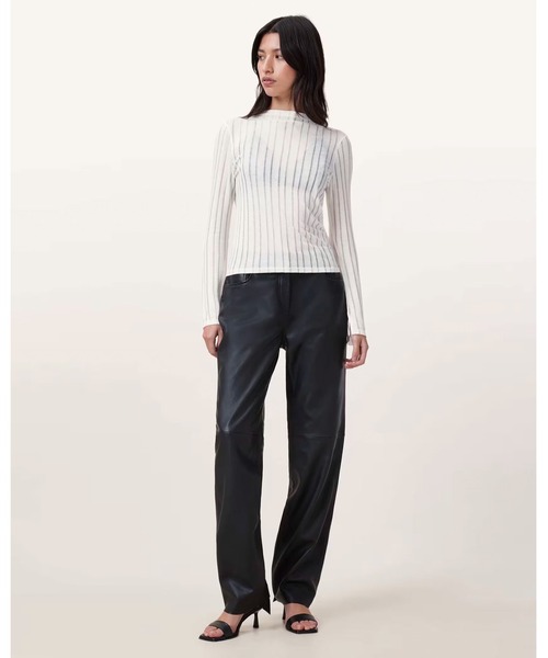 セール】AKI LONG SLEEVE FUNNEL NECK T-SHIRT | AKI 長袖