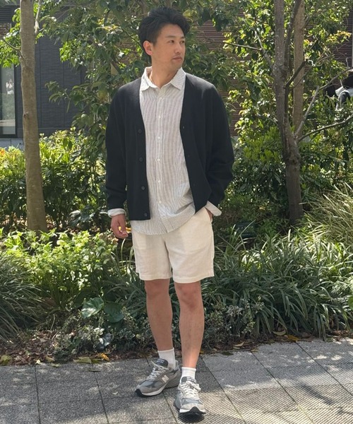 BANANA REPUBLIC FACTORY STORE(バナナリパブリック ファクトリーストア)の「BANANA REPUBLIC FACTORY STORE 日本限定 コットンVネックカーディガン(カーディガン/ボレロ・メンズ・ネイビー/アイボリー/ブラック・S/M/L/XL)」の6枚目の写真