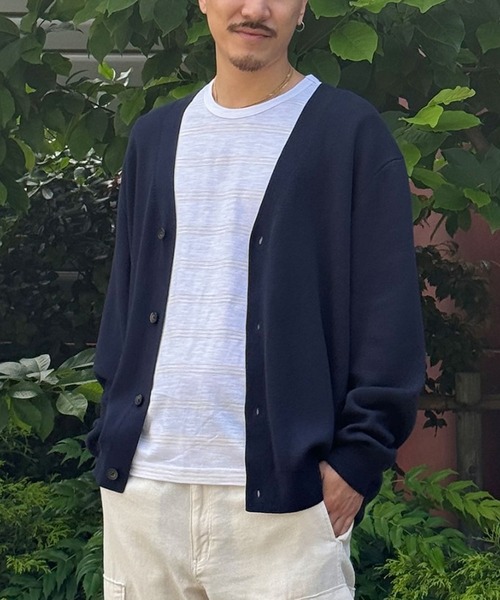 BANANA REPUBLIC FACTORY STORE(バナナリパブリック ファクトリーストア)の「BANANA REPUBLIC FACTORY STORE 日本限定 コットンVネックカーディガン(カーディガン/ボレロ・メンズ・ネイビー/アイボリー/ブラック・S/M/L/XL)」の10枚目の写真