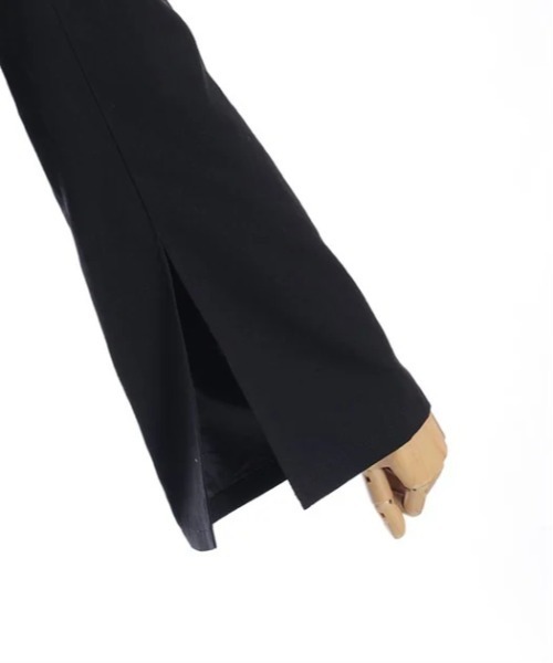 axes femme（アクシーズファム）の「Ｗ釦スリット袖ジップジャケット（テーラードジャケット・レディース・ブラック/ベージュ/ネイビー・FREE）」の14枚目の写真