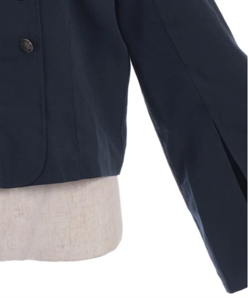 axes femme（アクシーズファム）の「Ｗ釦スリット袖ジップジャケット（テーラードジャケット・レディース・ブラック/ベージュ/ネイビー・FREE）」の5枚目の写真