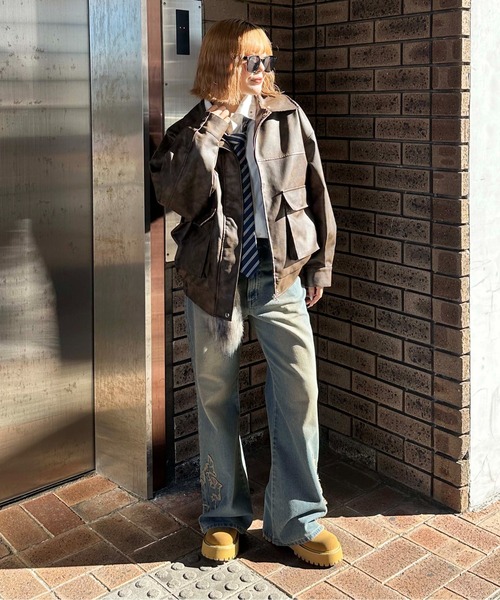 sedacle（セダクル）の「ウエスタンフリンジセミフレアデニム（デニムパンツ・メンズ・ブラック/ブルー・LARGE/MEDIUM/SMALL）」の19枚目の写真