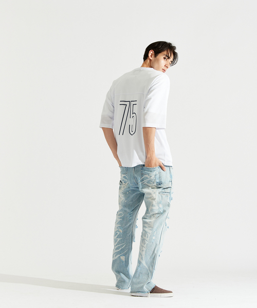 PARIS SAINT-GERMAIN(パリサンジェルマン)の「【Paris Saint-Germain / パリ・サン=ジェルマン】JP MESH TEE(Tシャツ/カットソー・メンズ・ホワイト/ブラック・X-LARGE/LARGE/MEDIUM)」の8枚目の写真